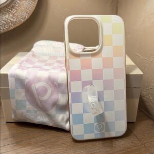 Loopy Case Pearl Checkered iPhone 14 Pro Max Phone Case